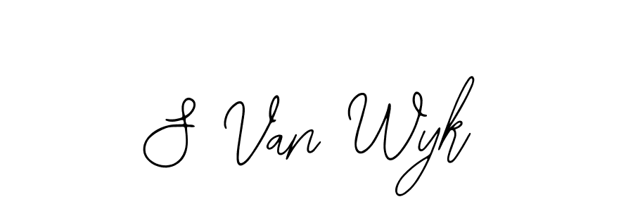 How to Draw S Van Wyk signature style? Bearetta-2O07w is a latest design signature styles for name S Van Wyk. S Van Wyk signature style 12 images and pictures png