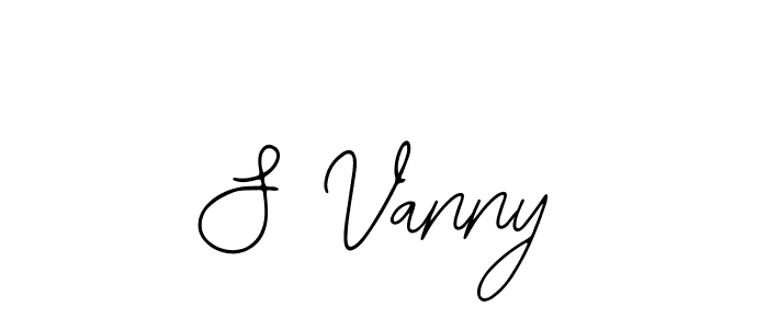 Create a beautiful signature design for name S Vanny. With this signature (Bearetta-2O07w) fonts, you can make a handwritten signature for free. S Vanny signature style 12 images and pictures png