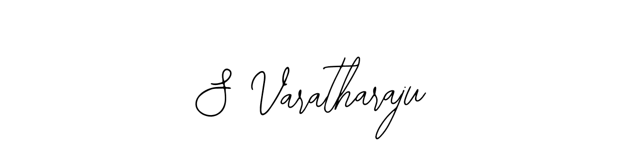 How to make S Varatharaju name signature. Use Bearetta-2O07w style for creating short signs online. This is the latest handwritten sign. S Varatharaju signature style 12 images and pictures png