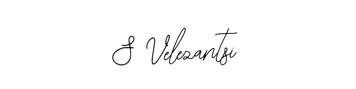 Create a beautiful signature design for name S Velezantsi. With this signature (Bearetta-2O07w) fonts, you can make a handwritten signature for free. S Velezantsi signature style 12 images and pictures png