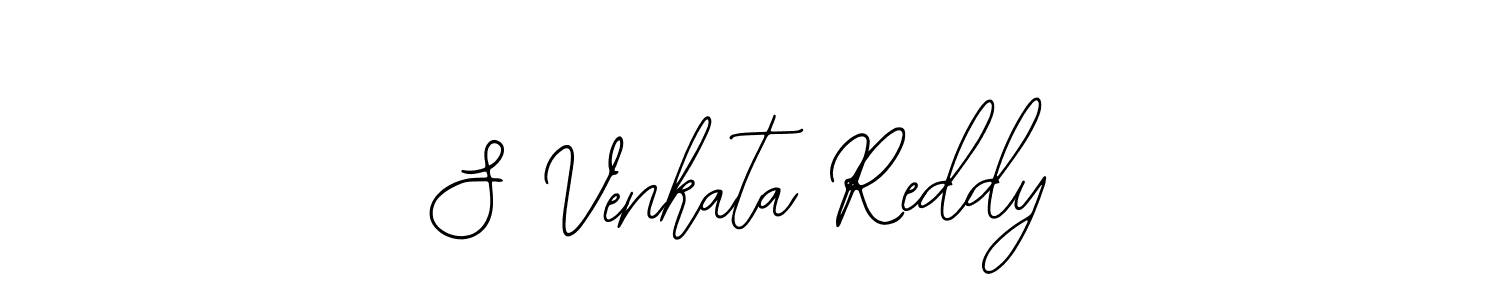 Bearetta-2O07w is a professional signature style that is perfect for those who want to add a touch of class to their signature. It is also a great choice for those who want to make their signature more unique. Get S Venkata Reddy name to fancy signature for free. S Venkata Reddy signature style 12 images and pictures png