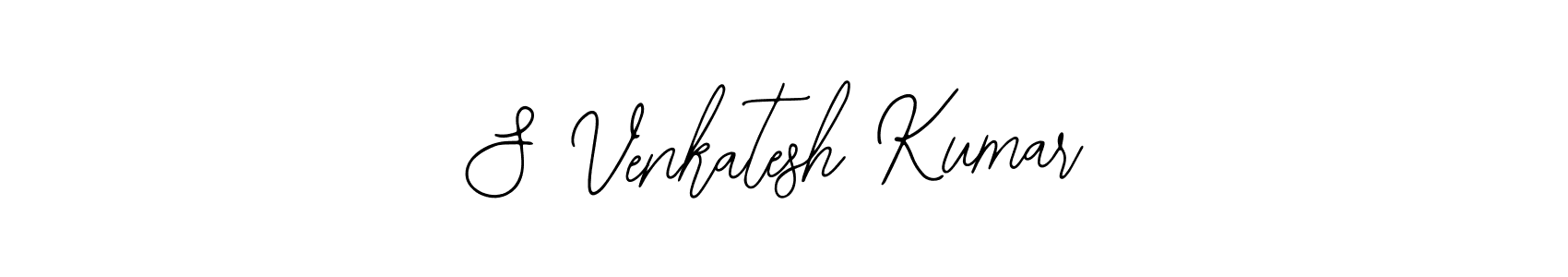 Make a beautiful signature design for name S Venkatesh Kumar. With this signature (Bearetta-2O07w) style, you can create a handwritten signature for free. S Venkatesh Kumar signature style 12 images and pictures png