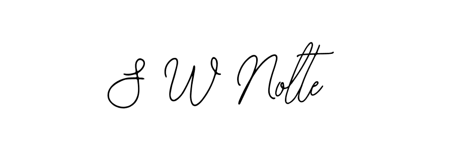 Also we have S W Nolte name is the best signature style. Create professional handwritten signature collection using Bearetta-2O07w autograph style. S W Nolte signature style 12 images and pictures png