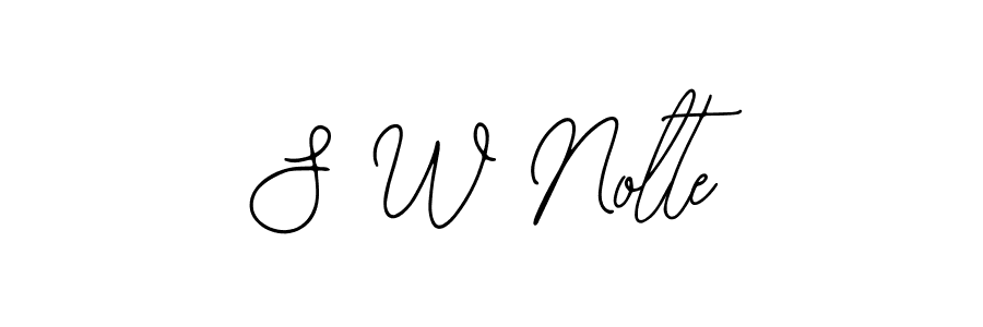 S W Nolte stylish signature style. Best Handwritten Sign (Bearetta-2O07w) for my name. Handwritten Signature Collection Ideas for my name S W Nolte. S W Nolte signature style 12 images and pictures png