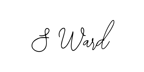 You should practise on your own different ways (Bearetta-2O07w) to write your name (S Ward) in signature. don't let someone else do it for you. S Ward signature style 12 images and pictures png