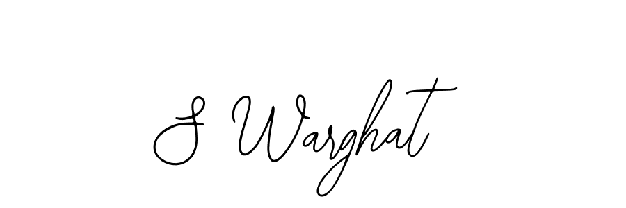 S Warghat stylish signature style. Best Handwritten Sign (Bearetta-2O07w) for my name. Handwritten Signature Collection Ideas for my name S Warghat. S Warghat signature style 12 images and pictures png