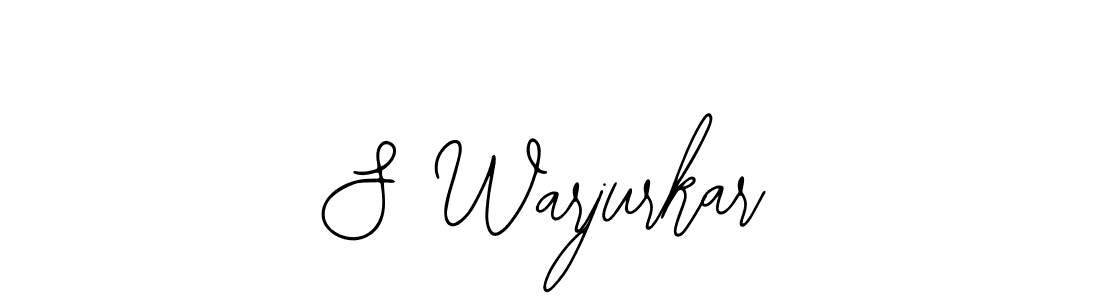 How to Draw S Warjurkar signature style? Bearetta-2O07w is a latest design signature styles for name S Warjurkar. S Warjurkar signature style 12 images and pictures png
