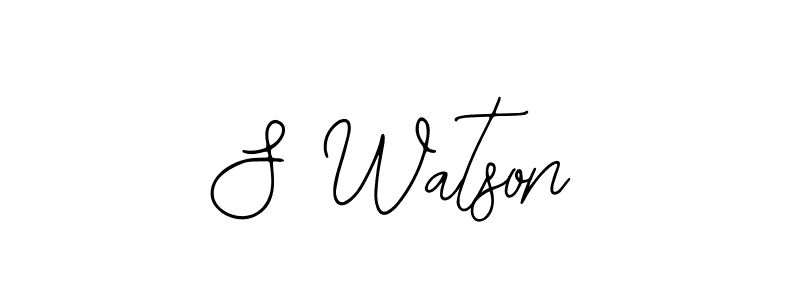 It looks lik you need a new signature style for name S Watson. Design unique handwritten (Bearetta-2O07w) signature with our free signature maker in just a few clicks. S Watson signature style 12 images and pictures png