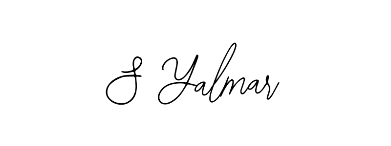Use a signature maker to create a handwritten signature online. With this signature software, you can design (Bearetta-2O07w) your own signature for name S Yalmar. S Yalmar signature style 12 images and pictures png