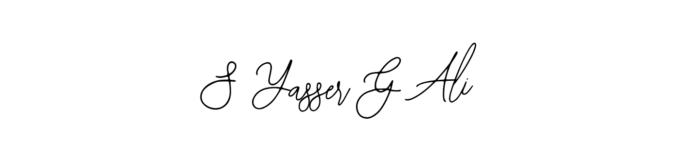 You can use this online signature creator to create a handwritten signature for the name S Yasser G Ali. This is the best online autograph maker. S Yasser G Ali signature style 12 images and pictures png