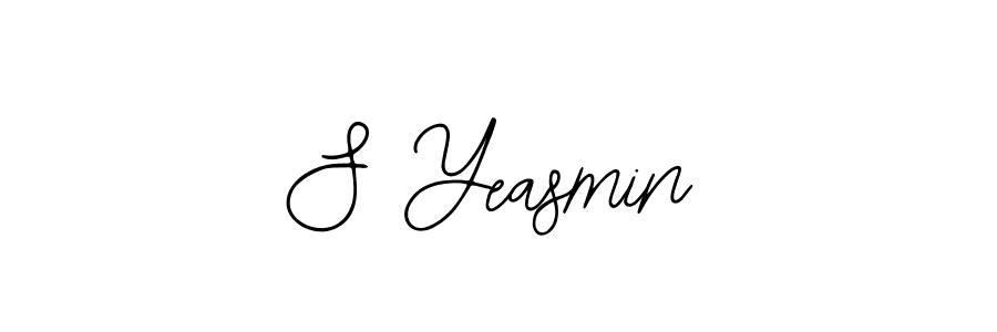 Make a beautiful signature design for name S Yeasmin. Use this online signature maker to create a handwritten signature for free. S Yeasmin signature style 12 images and pictures png