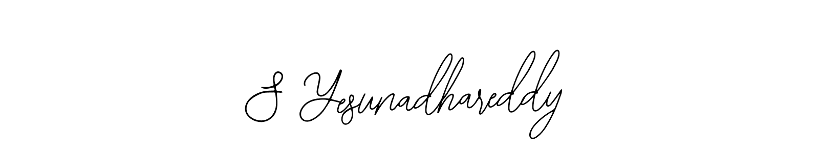 Bearetta-2O07w is a professional signature style that is perfect for those who want to add a touch of class to their signature. It is also a great choice for those who want to make their signature more unique. Get S Yesunadhareddy name to fancy signature for free. S Yesunadhareddy signature style 12 images and pictures png