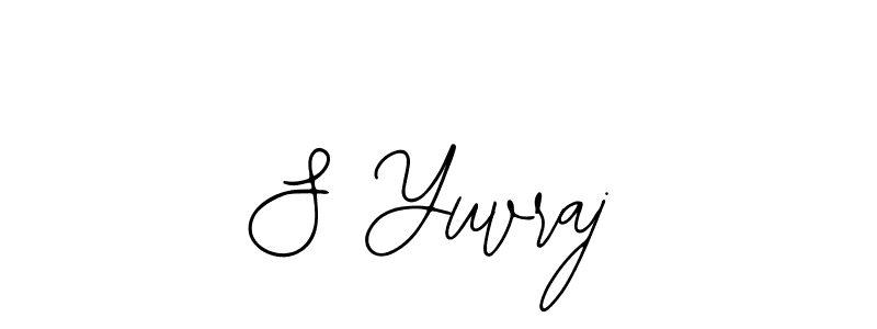 Also we have S Yuvraj name is the best signature style. Create professional handwritten signature collection using Bearetta-2O07w autograph style. S Yuvraj signature style 12 images and pictures png