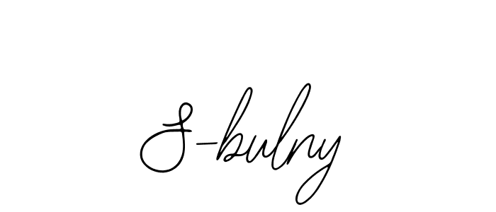 Once you've used our free online signature maker to create your best signature Bearetta-2O07w style, it's time to enjoy all of the benefits that S-bulny name signing documents. S-bulny signature style 12 images and pictures png