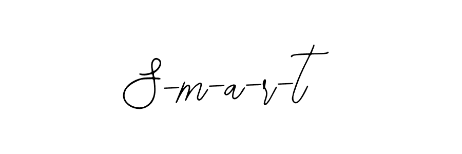 Make a beautiful signature design for name S-m-a-r-t. With this signature (Bearetta-2O07w) style, you can create a handwritten signature for free. S-m-a-r-t signature style 12 images and pictures png