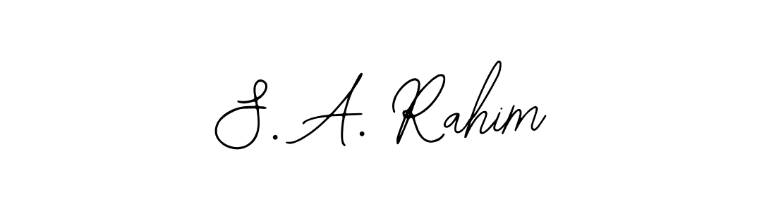 Create a beautiful signature design for name S. A. Rahim. With this signature (Bearetta-2O07w) fonts, you can make a handwritten signature for free. S. A. Rahim signature style 12 images and pictures png