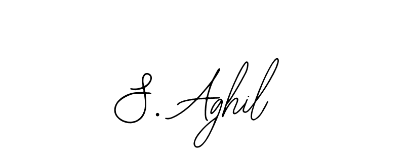 Once you've used our free online signature maker to create your best signature Bearetta-2O07w style, it's time to enjoy all of the benefits that S. Aghil name signing documents. S. Aghil signature style 12 images and pictures png