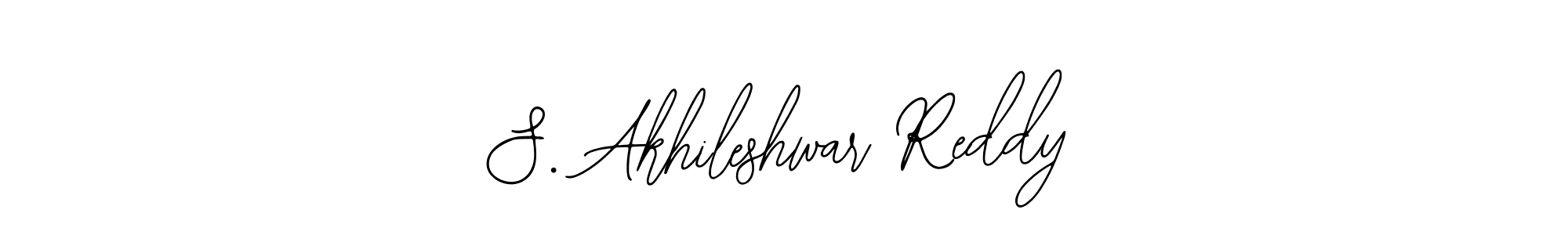 Bearetta-2O07w is a professional signature style that is perfect for those who want to add a touch of class to their signature. It is also a great choice for those who want to make their signature more unique. Get S. Akhileshwar Reddy name to fancy signature for free. S. Akhileshwar Reddy signature style 12 images and pictures png