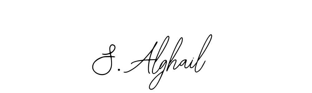 How to make S. Alghail name signature. Use Bearetta-2O07w style for creating short signs online. This is the latest handwritten sign. S. Alghail signature style 12 images and pictures png