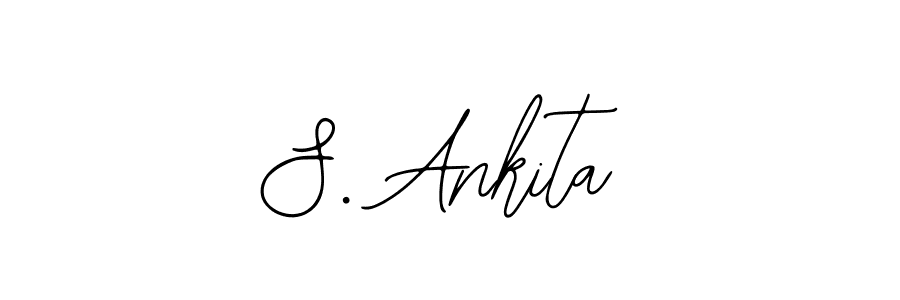 Make a beautiful signature design for name S. Ankita. With this signature (Bearetta-2O07w) style, you can create a handwritten signature for free. S. Ankita signature style 12 images and pictures png