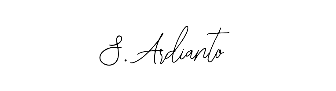 Make a beautiful signature design for name S. Ardianto. With this signature (Bearetta-2O07w) style, you can create a handwritten signature for free. S. Ardianto signature style 12 images and pictures png