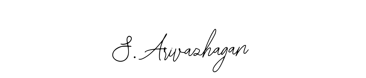 Create a beautiful signature design for name S. Arivazhagan. With this signature (Bearetta-2O07w) fonts, you can make a handwritten signature for free. S. Arivazhagan signature style 12 images and pictures png