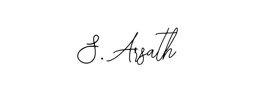 S. Arsath stylish signature style. Best Handwritten Sign (Bearetta-2O07w) for my name. Handwritten Signature Collection Ideas for my name S. Arsath. S. Arsath signature style 12 images and pictures png