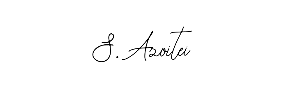 How to make S. Azoitei signature? Bearetta-2O07w is a professional autograph style. Create handwritten signature for S. Azoitei name. S. Azoitei signature style 12 images and pictures png