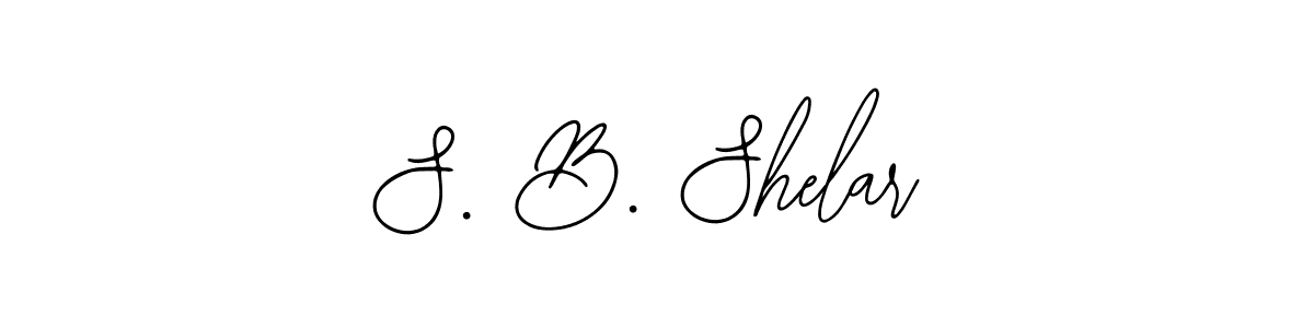 Create a beautiful signature design for name S. B. Shelar. With this signature (Bearetta-2O07w) fonts, you can make a handwritten signature for free. S. B. Shelar signature style 12 images and pictures png