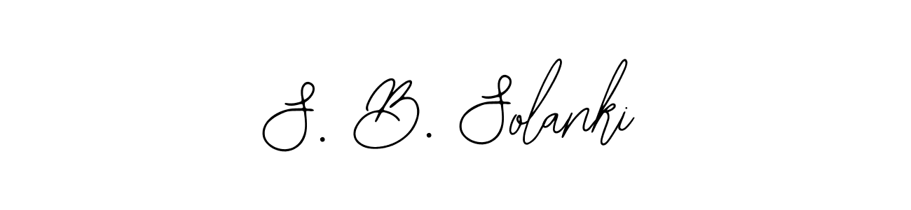 Create a beautiful signature design for name S. B. Solanki. With this signature (Bearetta-2O07w) fonts, you can make a handwritten signature for free. S. B. Solanki signature style 12 images and pictures png