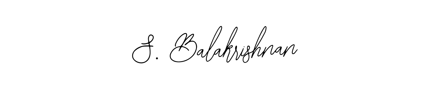 How to make S. Balakrishnan signature? Bearetta-2O07w is a professional autograph style. Create handwritten signature for S. Balakrishnan name. S. Balakrishnan signature style 12 images and pictures png