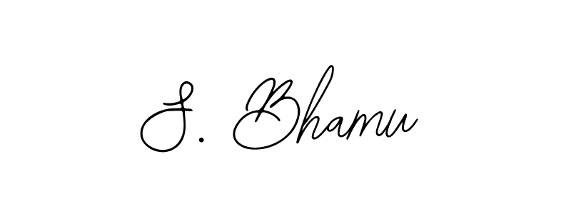 Design your own signature with our free online signature maker. With this signature software, you can create a handwritten (Bearetta-2O07w) signature for name S. Bhamu. S. Bhamu signature style 12 images and pictures png