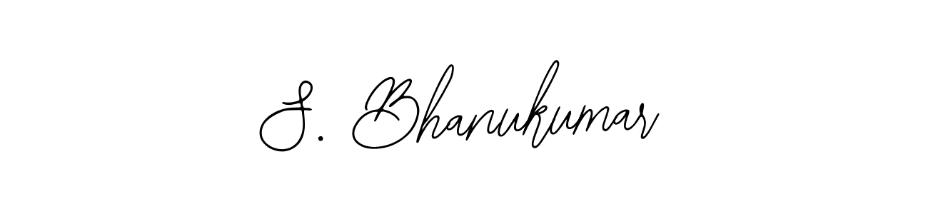 Create a beautiful signature design for name S. Bhanukumar. With this signature (Bearetta-2O07w) fonts, you can make a handwritten signature for free. S. Bhanukumar signature style 12 images and pictures png