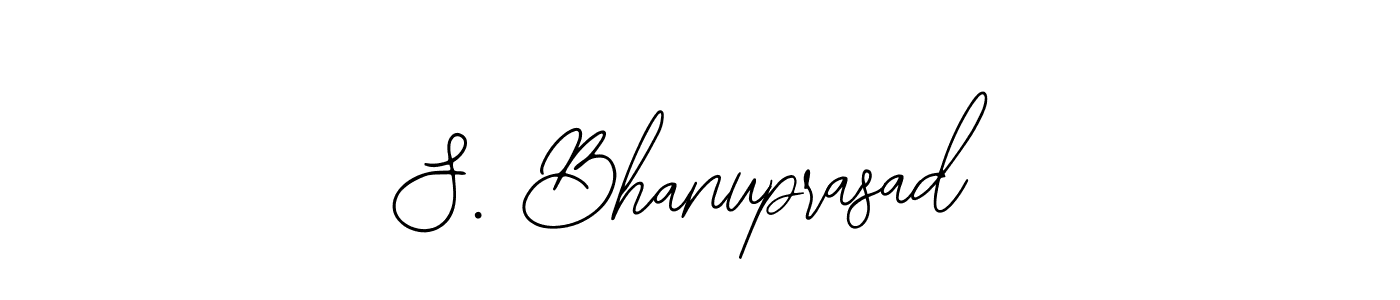 Make a beautiful signature design for name S. Bhanuprasad. With this signature (Bearetta-2O07w) style, you can create a handwritten signature for free. S. Bhanuprasad signature style 12 images and pictures png