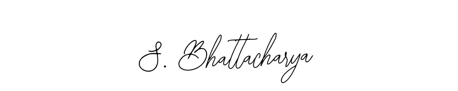 This is the best signature style for the S. Bhattacharya name. Also you like these signature font (Bearetta-2O07w). Mix name signature. S. Bhattacharya signature style 12 images and pictures png