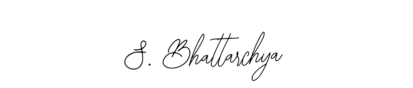 This is the best signature style for the S. Bhattarchya name. Also you like these signature font (Bearetta-2O07w). Mix name signature. S. Bhattarchya signature style 12 images and pictures png