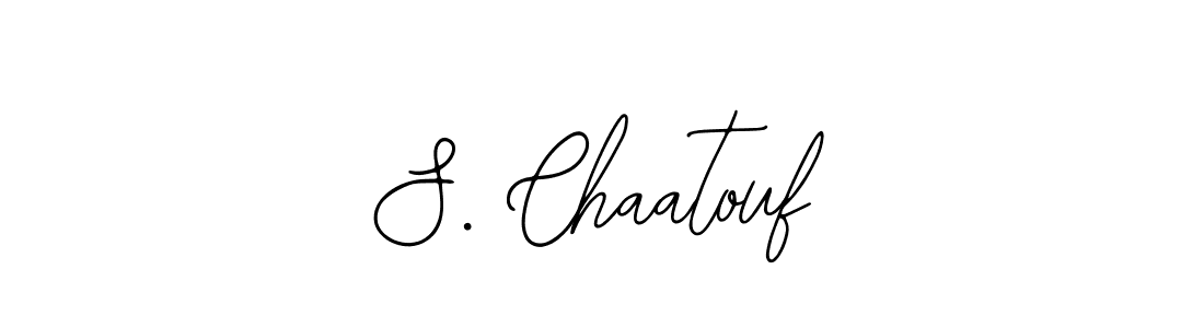 Make a beautiful signature design for name S. Chaatouf. With this signature (Bearetta-2O07w) style, you can create a handwritten signature for free. S. Chaatouf signature style 12 images and pictures png
