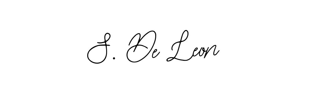 Also we have S. De Leon name is the best signature style. Create professional handwritten signature collection using Bearetta-2O07w autograph style. S. De Leon signature style 12 images and pictures png