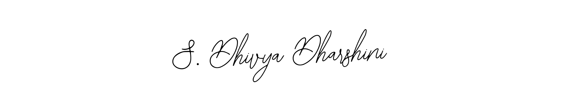 How to make S. Dhivya Dharshini name signature. Use Bearetta-2O07w style for creating short signs online. This is the latest handwritten sign. S. Dhivya Dharshini signature style 12 images and pictures png