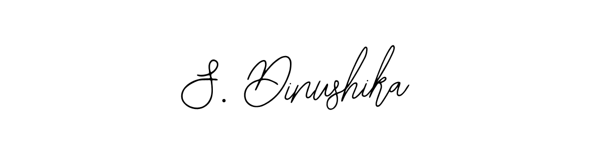 Also You can easily find your signature by using the search form. We will create S. Dinushika name handwritten signature images for you free of cost using Bearetta-2O07w sign style. S. Dinushika signature style 12 images and pictures png