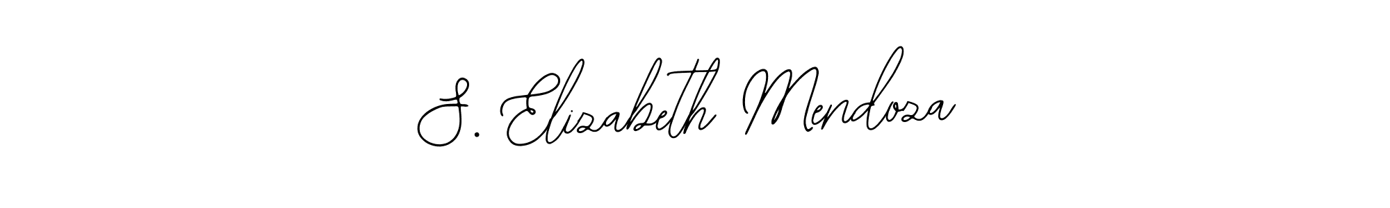 S. Elizabeth Mendoza stylish signature style. Best Handwritten Sign (Bearetta-2O07w) for my name. Handwritten Signature Collection Ideas for my name S. Elizabeth Mendoza. S. Elizabeth Mendoza signature style 12 images and pictures png