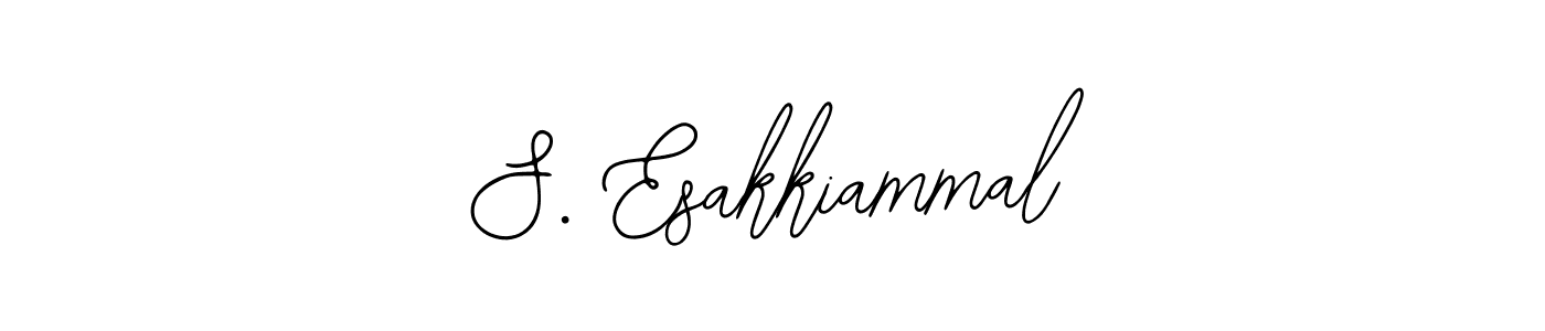 How to make S. Esakkiammal signature? Bearetta-2O07w is a professional autograph style. Create handwritten signature for S. Esakkiammal name. S. Esakkiammal signature style 12 images and pictures png