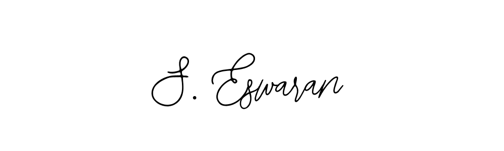 How to make S. Eswaran name signature. Use Bearetta-2O07w style for creating short signs online. This is the latest handwritten sign. S. Eswaran signature style 12 images and pictures png