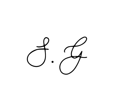 How to make S. G name signature. Use Bearetta-2O07w style for creating short signs online. This is the latest handwritten sign. S. G signature style 12 images and pictures png