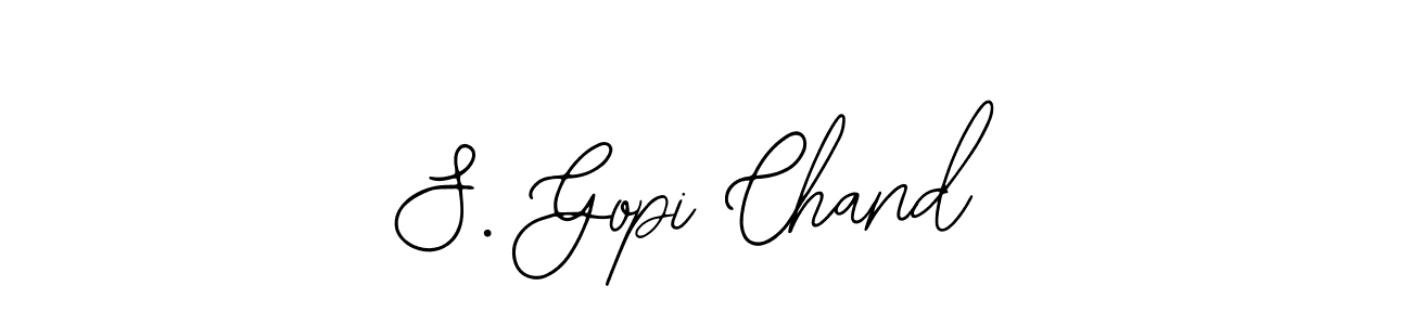 Make a beautiful signature design for name S. Gopi Chand. Use this online signature maker to create a handwritten signature for free. S. Gopi Chand signature style 12 images and pictures png