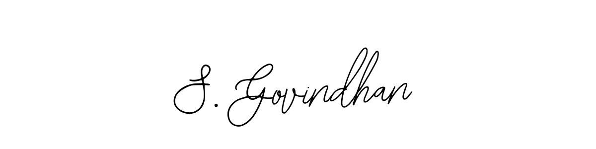 See photos of S. Govindhan official signature by Spectra . Check more albums & portfolios. Read reviews & check more about Bearetta-2O07w font. S. Govindhan signature style 12 images and pictures png