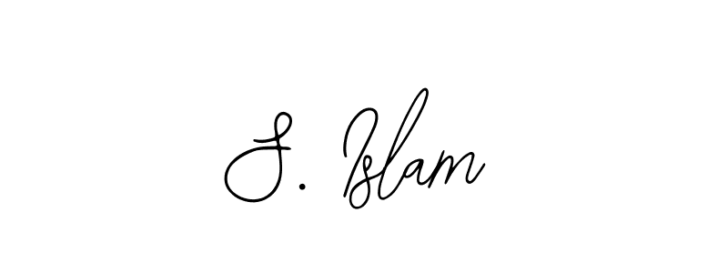 Similarly Bearetta-2O07w is the best handwritten signature design. Signature creator online .You can use it as an online autograph creator for name S. Islam. S. Islam signature style 12 images and pictures png