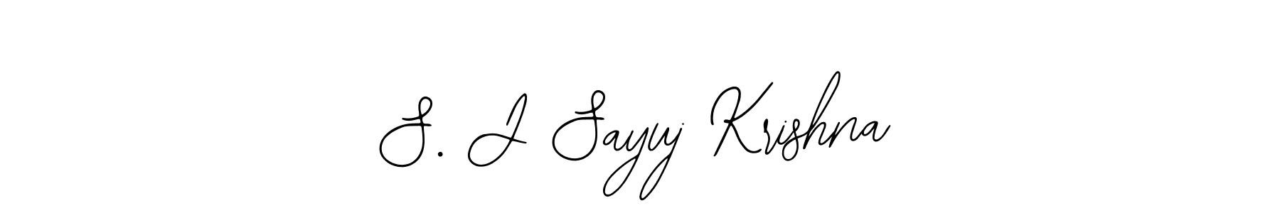 if you are searching for the best signature style for your name S. J Sayuj Krishna. so please give up your signature search. here we have designed multiple signature styles  using Bearetta-2O07w. S. J Sayuj Krishna signature style 12 images and pictures png