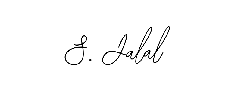 Use a signature maker to create a handwritten signature online. With this signature software, you can design (Bearetta-2O07w) your own signature for name S. Jalal. S. Jalal signature style 12 images and pictures png