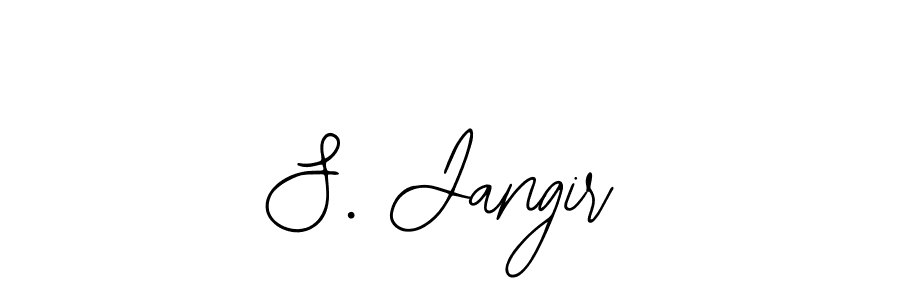 Also we have S. Jangir name is the best signature style. Create professional handwritten signature collection using Bearetta-2O07w autograph style. S. Jangir signature style 12 images and pictures png